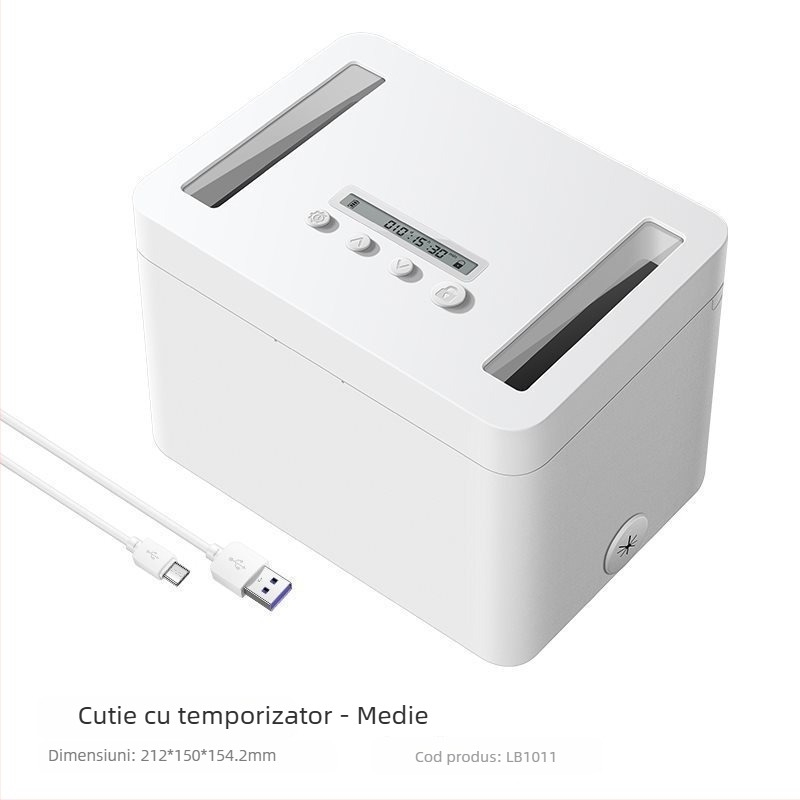 Cutie de blocare pentru telefonul mobil cu temporizator, Model Lb101, Tip: Lacăt de combinație, Material: Altul