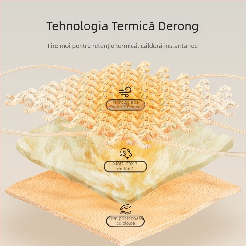 Pantaloni termici dama, anti-statice, cu protecții pentru genunchi, talie înaltă, strat dublu, grosime 251–300 g/m²