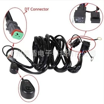 Set cablu întrerupător pentru bandă LED (300W, 12V, 6000K, 6000lm, viață 50000h)