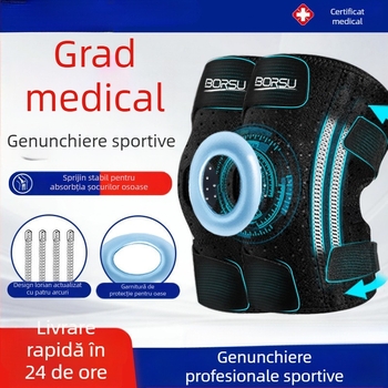 Genunchiere sportive cu protecție a meniscului, potrivire universală, material poliester — XUNHUAN; potrivite pentru fotbal și alergare