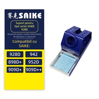 Saike suport din plastic pentru fier de lipit, multifuncțional, construcție din plastic