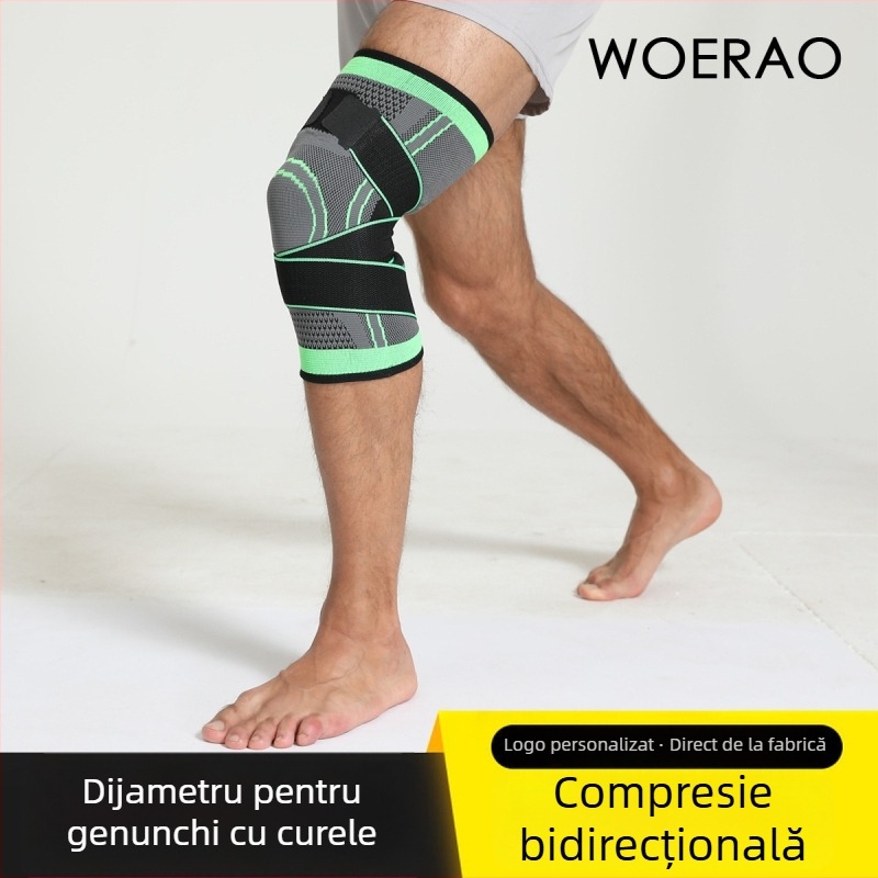 WOERAO Protecție pentru genunchi din Spandex, pentru adulți, badminton