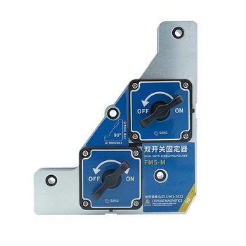 Lishuai Suport magnetic pentru sudură – poziționare la unghi drept de 90°, forță maximă de detașare 25 kg, unelte auxiliare pentru sudură