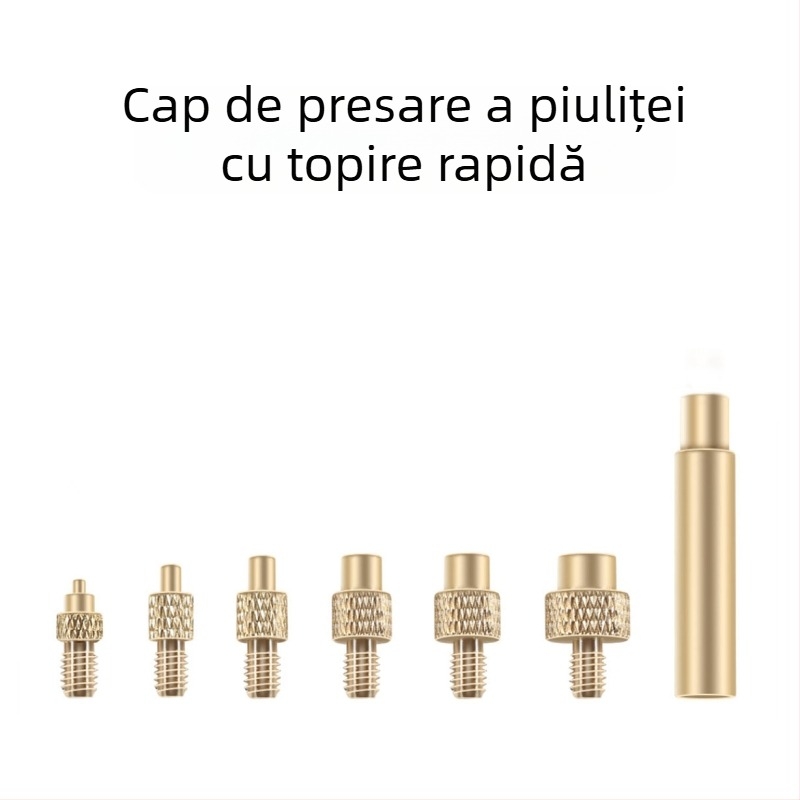 Mașină de implantare a piulițelor prin topire, model 936, piuliță din alamă, turnare prin injecție termică, imprimare DIY 3D din plastic