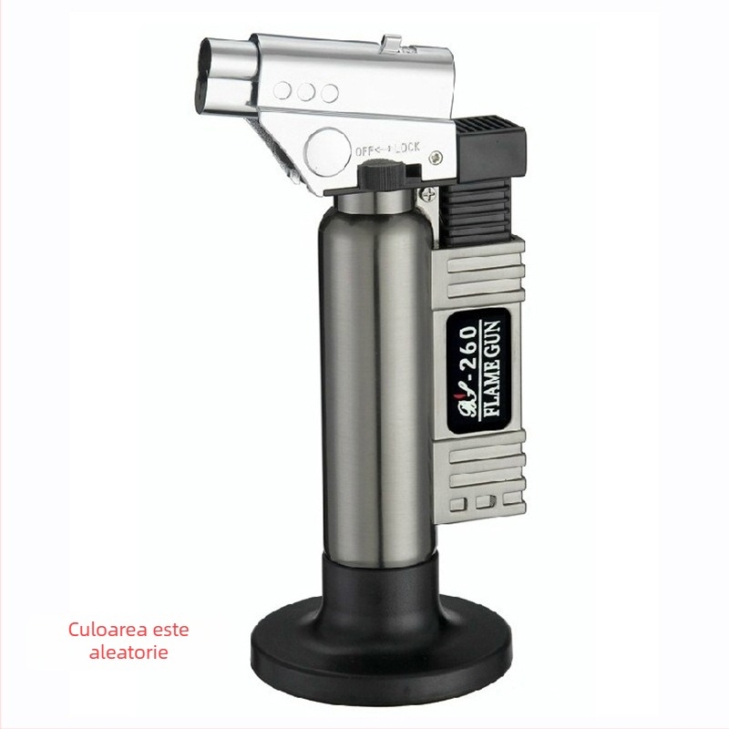FS BS-260 torță cu butan, aprindere electronică, corp metalic, rezistent la vânt, sudură la temperaturi înalte pentru ochelari și aplicații dentare