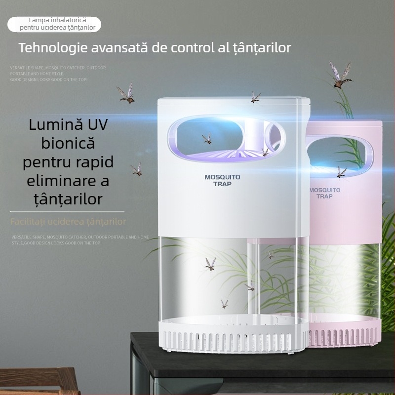  Lampă USB pentru ţânţari, capcana complet automată pentru uz casnic, lampă anti-ţânţari cu tehnologie de unde luminoase
