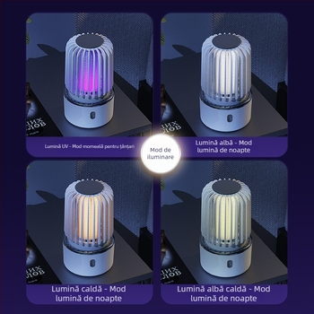 Lampa electrică pentru omorârea țânțarilor cu lumină mov, atracție automată a țânțarilor, pentru interior și exterior, capcană pentru țânțari și muște