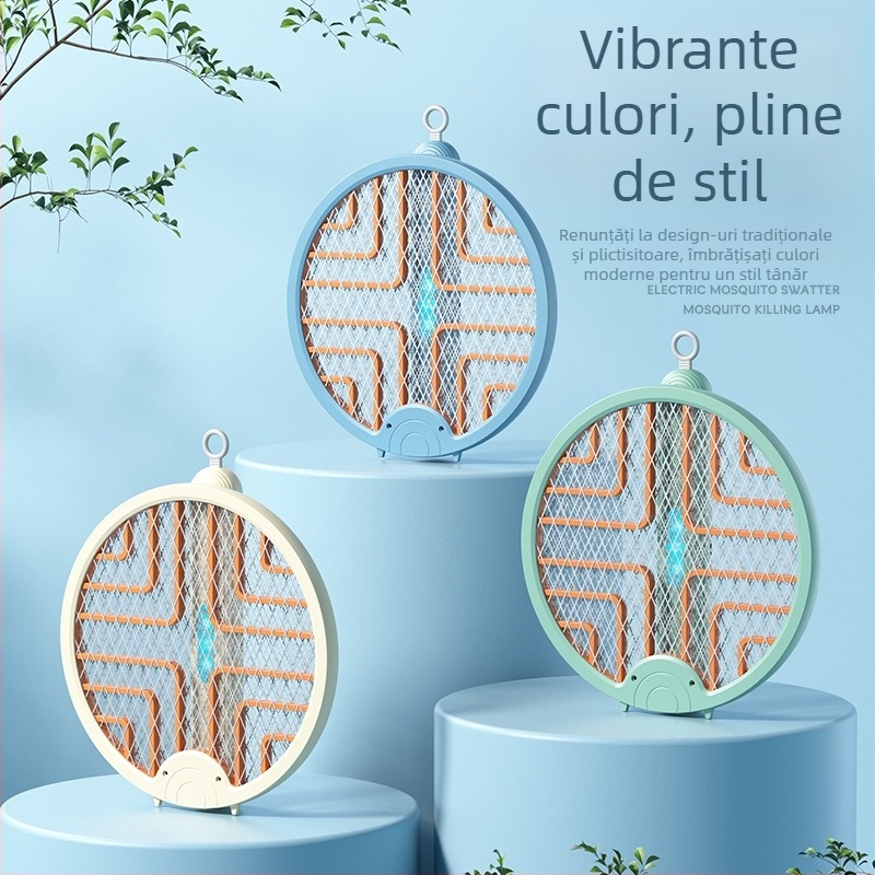 Omorâtor electric pliabil pentru țânțari, cu LED-uri, 4,2V, 2W, personalizare