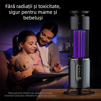Lampă de ucis țânțari cu lumină UV, 2000V, 30W, model Mosquito killer lamp