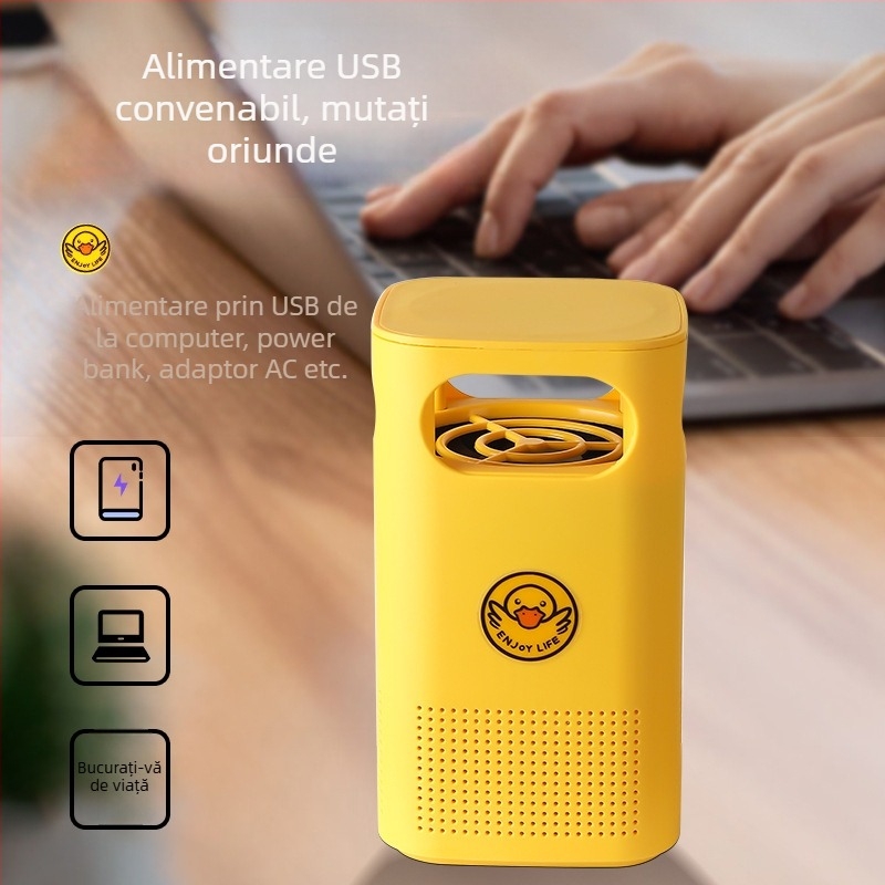 Lampă fotocatitalizatoare pentru țânțari | iluminare LED | sistem de aspirație | potrivită pentru spații până la 10 m² | carcasă PP