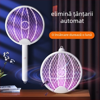 Electro-ucigaș pentru țânțari – lampă 4‑în‑1, pliabilă, baterie încorporată, plasă cu tensiune înaltă, acoperire 11–20㎡, timp de încărcare 3–5 h
