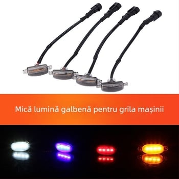 Lumini de zi pentru mașini și camioane, 12-24V, instalare ușoară fără daune, culori multiple, carcasă PC