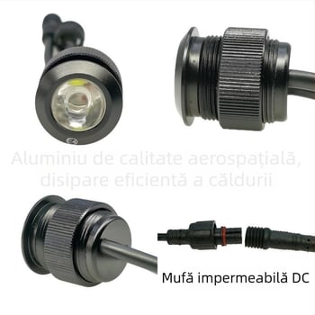 Lumină LED Eagle Eye pentru ziua, universală, cu iluminare înaltă, impermeabilă, avertizare galbenă