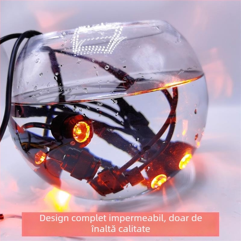 Lumină LED Eagle Eye pentru ziua, universală, cu iluminare înaltă, impermeabilă, avertizare galbenă