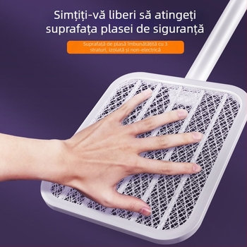 Ucigaș electric pliabil pentru țânțari, cu baterie încorporată 1001–1600 mAh, acoperire 11–20 m², încărcare 1–3 ore, LED pentru atracție și omor prin șoc electric