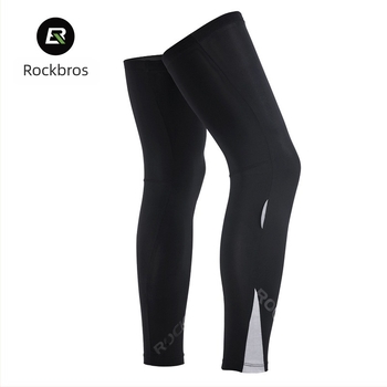 ROCKBROS Manșete de ciclism cu protecție pentru genunchi – Unisex, Fibre de poliester, Procesare personalizabilă