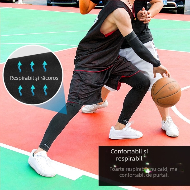 ROCKBROS Manșete de ciclism cu protecție pentru genunchi – Unisex, Fibre de poliester, Procesare personalizabilă