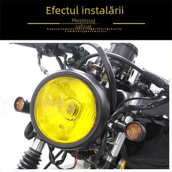 Far rotund pentru motocicletă 12V 35W 2250lm 50 000h
