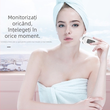 Tester inteligent pentru umiditatea și sebumul pielii, utilizare casnică, IPX7 rezistent la apă, baterie încorporată 800–1000 mAh, portabil