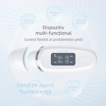 Tester inteligent pentru umiditatea și sebumul pielii, utilizare casnică, IPX7 rezistent la apă, baterie încorporată 800–1000 mAh, portabil