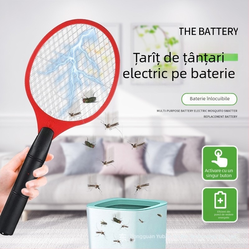 Lampa electrică pentru omorârea țânțarilor, portabilă, ne-reîncărcabilă, funcționare continuă, potrivită pentru până la 10 m²