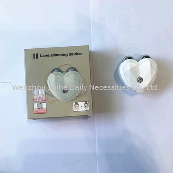 Instrument de tonifiere facial cu rolă dublă și mingiuță magică – masaj facial portabil V-face, funcții: ioni negativ, ultrason, ioni pozitiv; baterie încorporată 300–500mAh, IPX0, utilizare acasă