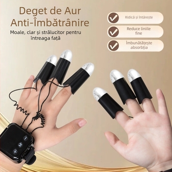 Instrument de înfrumusețare – Dispozitiv portabil pentru hidratarea și rejuvenarea pielii, IPX8 impermeabil, baterie încorporată 300–500 mAh