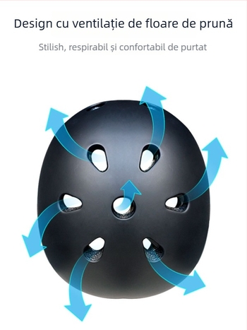 Cască pentru copii de ciclism Conrell, material ABS, logo imprimat, personalizare disponibilă