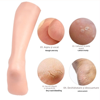 Șosete lungi din gel pentru îngrijirea picioarelor – material SEBS, 95–100% fibre regenerată de celuloză, înălțime cilindrică înaltă, cusătură cu un ac, 48 de ace