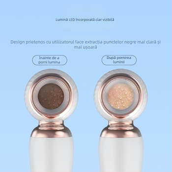 Dispozitiv de curățare facială pentru uz casnic cu rotație electrică, aspirație cu bule pentru eliminarea punctelor negre, model Ry2306, carcasă ABS, reglaj de viteză