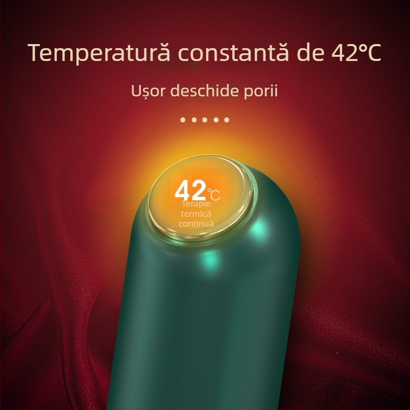 Dispozitiv de aspirare a punctelor negre HX-04, rotire electrică, 5 viteze, funcții: aspirare puncte negre, tratament acnee, compresie caldă