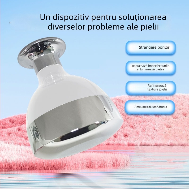 Dispozitiv de compresie cu gheață pentru față – estomparea porilor, post-operator, portabil, IPX7 impermeabil, uz casnic, fără baterie încorporată