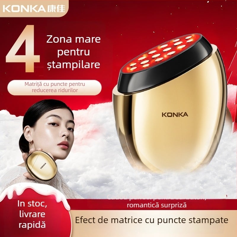 Dispozitiv de frumusețe Collagen Gun pentru față – Konka/Kangjia, albire, rejuvenare a pielii, strălucire, portabil, baterie încorporată 300–500 mAh, utilizare la domiciliu