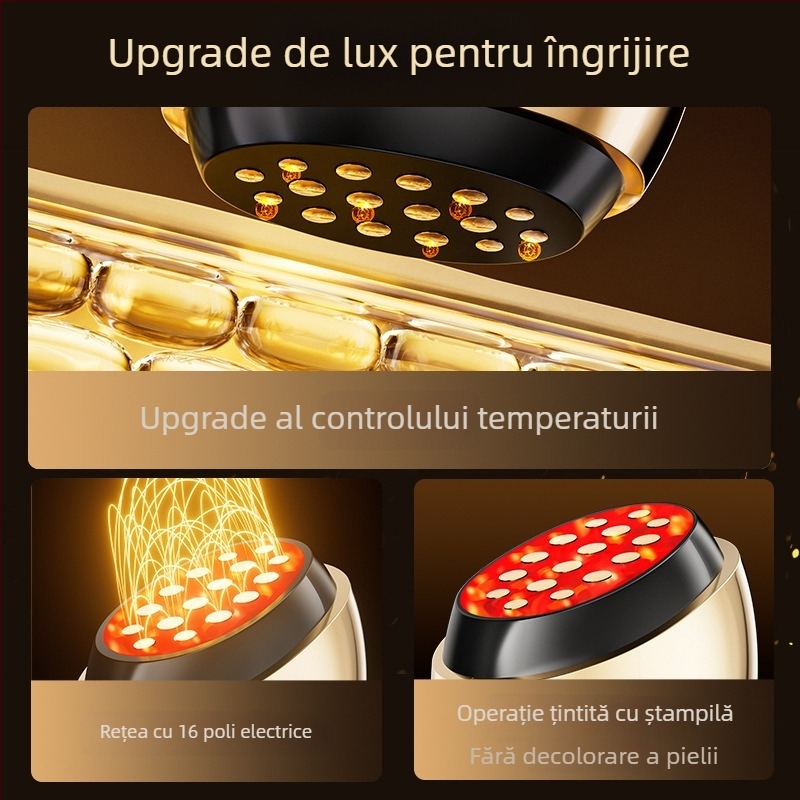 Dispozitiv de frumusețe Collagen Gun pentru față – Konka/Kangjia, albire, rejuvenare a pielii, strălucire, portabil, baterie încorporată 300–500 mAh, utilizare la domiciliu