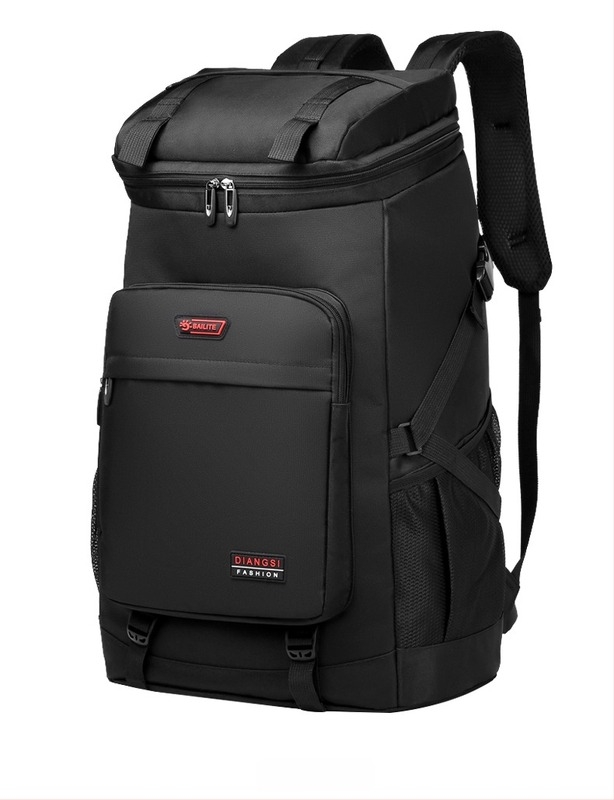 Rucsac 56-75L Oxford, rucsac de drumeție cu bretele curbate, impermeabil, potrivit pentru laptop de 13 inch