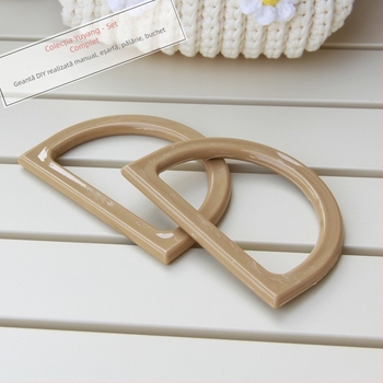 Geantă din rășină, în formă D, cu inel transparent – vară 2024, pentru călătorii de relaxare, impermeabilă