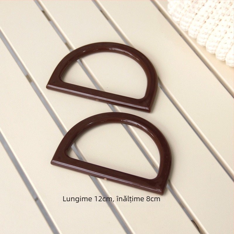 Geantă din rășină, în formă D, cu inel transparent – vară 2024, pentru călătorii de relaxare, impermeabilă