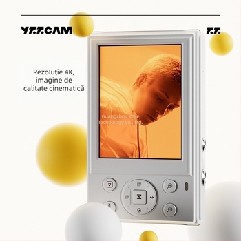 Camera digitală S85-C pentru începători, senzor CCD 64 MP, zoom optic 10x, LCD de 2,8 inch, stil retro, portabil