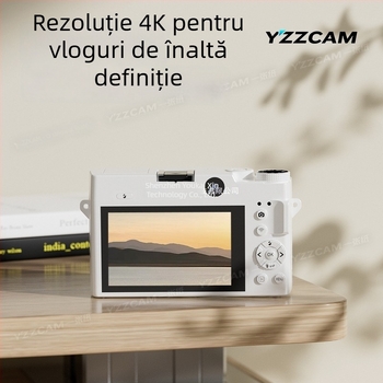 Aparat foto mirrorless pentru începători WD07-2 – obiectiv fix, peste 20 MP, video HD, stabilizare electronică a imaginii