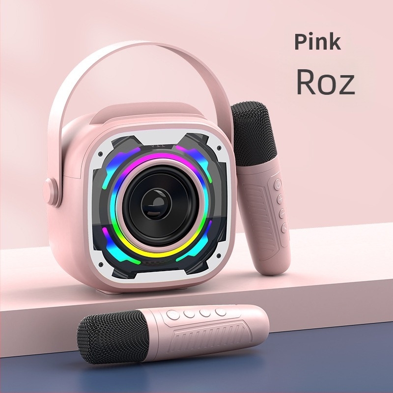 V11 difuzor Bluetooth mini cu microfon – sistem karaoke all-in-one, portabil pentru birou, subwoofer