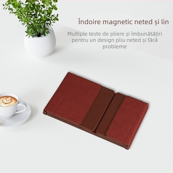 Tastatură ultra-subțire B077T cu Bluetooth și 2.4G, 64 taste, ABS+PU, compatibilă cu 4 sau mai multe dispozitive