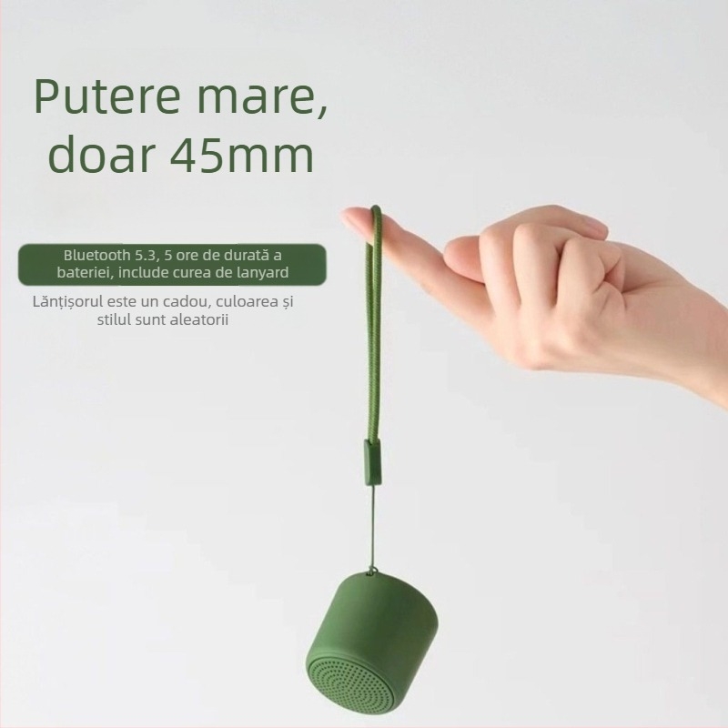 Boxă inteligentă Bluetooth cu subwoofer wireless, IPX7 rezistentă, răspuns în frecvență 100 Hz–20 kHz, SNR ≥70 dB, alimentare Type-C