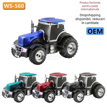 WSTER Difuzor Bluetooth Mini pentru Model de Mașină cu Difuzoare Duale, 8W, Baterie încorporată 1200–2000mAh, 60Hz–15kHz, Bluetooth 5.3