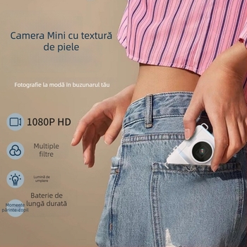 Cameră CCD portabilă pentru copii X6-3, senzor CMOSS 8MP, senzor 1/1.7 inch, ecran LCD 0,96 inch, card TF