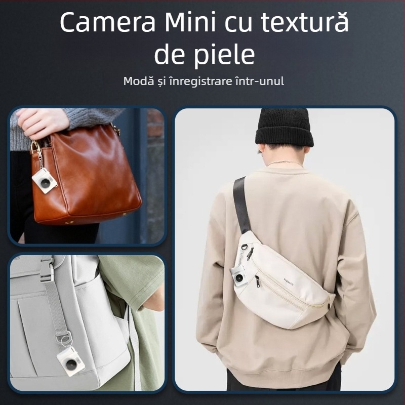 Cameră CCD portabilă pentru copii X6-3, senzor CMOSS 8MP, senzor 1/1.7 inch, ecran LCD 0,96 inch, card TF