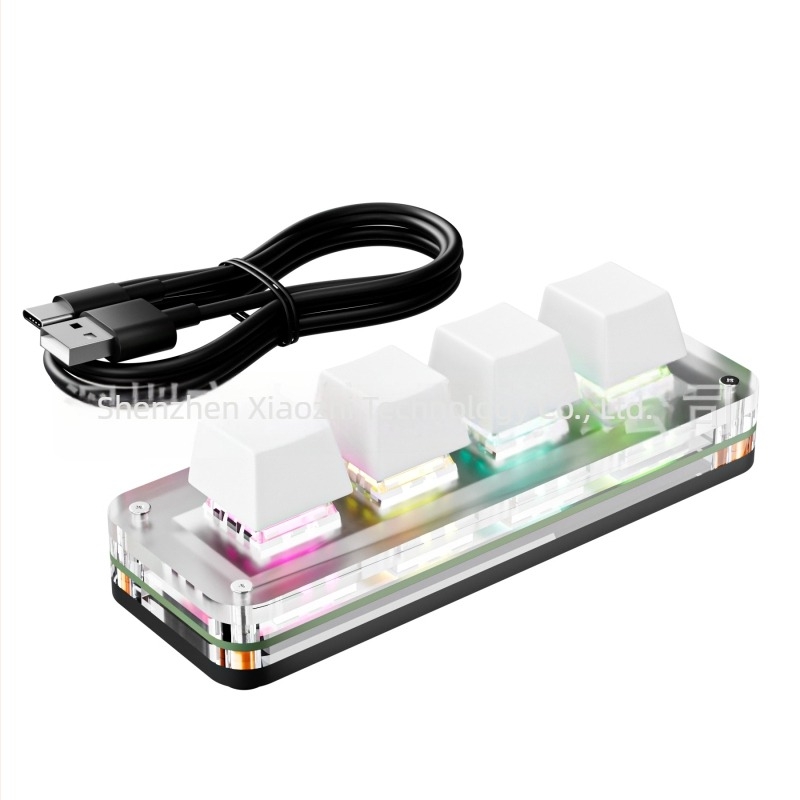 Tastatură numerică cu 3 taste, cablată, macrocomenzi personalizabile, copiere/paste și selectare totală, control al volumului