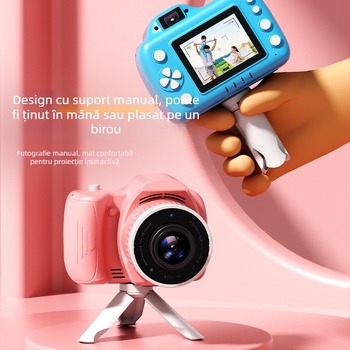 Cameră digitală pentru copii cu proiector, model X5D, senzor CMOS, 11MP, 1080P, ecran LCD 2.8 inch