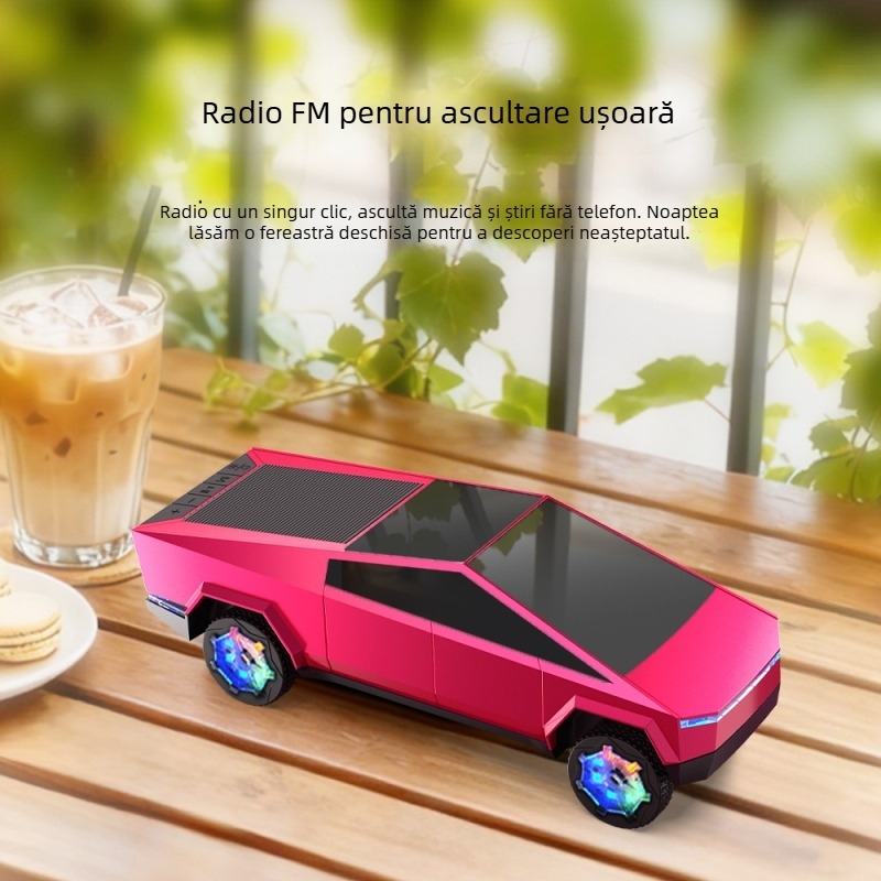 Boxă Bluetooth în formă de model auto, baterie încorporată - 5W, Bluetooth 5.3, interval de frecvență 100 Hz-20 kHz, rază de până la 10 m