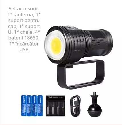 Iluminare de scufundări cu COB LED, corp din aluminiu, asafee, personalizare disponibilă, etichetare privată gata