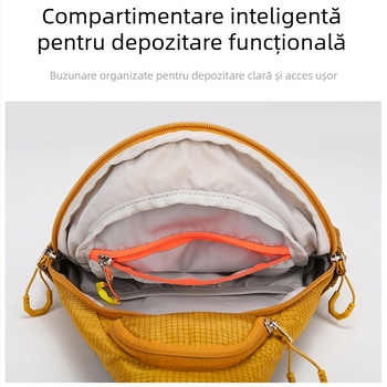 Geantă unisex din nylon cu fermoar (Stil: Unisex; Material: Nylon; Căptușeală: Nylon; Închidere: Fermoar; Brand: Taiding)
